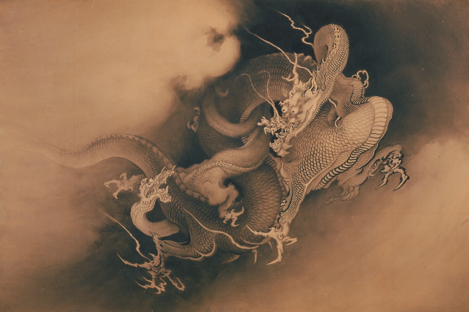 Philadelphia Museum of Art Two Dragons In Clouds 1885.jpeg